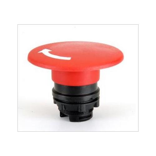 Teknic Red Mushroom Head Actuator Latching Push Button Ø 60mm, P2AMLJ4